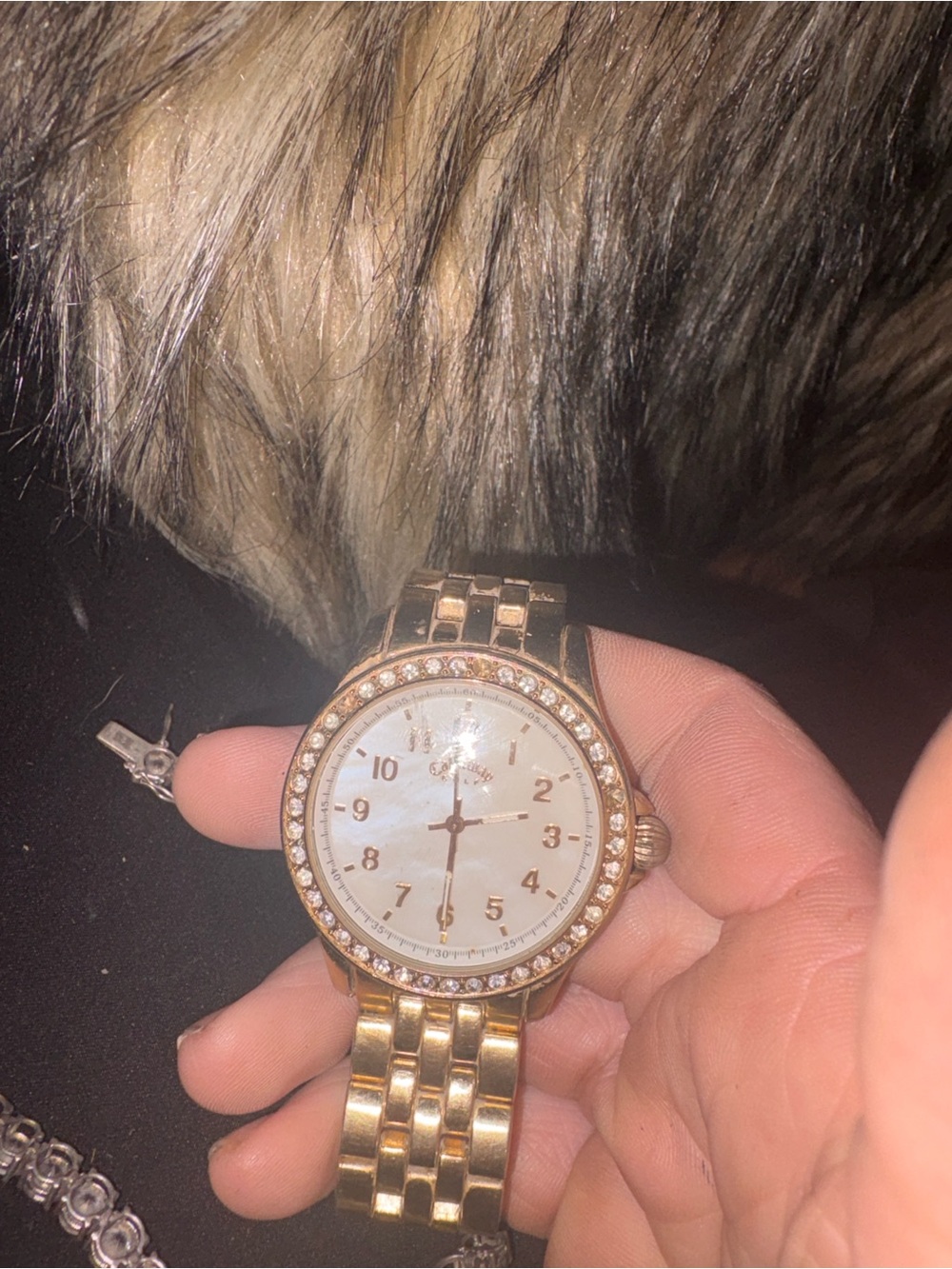 Callaway Rose Gold Crystal Bezel Women’s Bracelet Watch